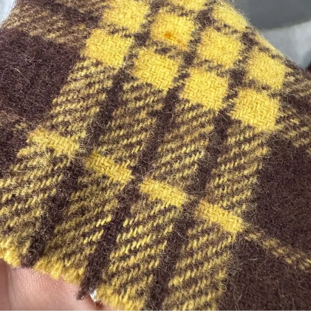 Vintage wool plaid